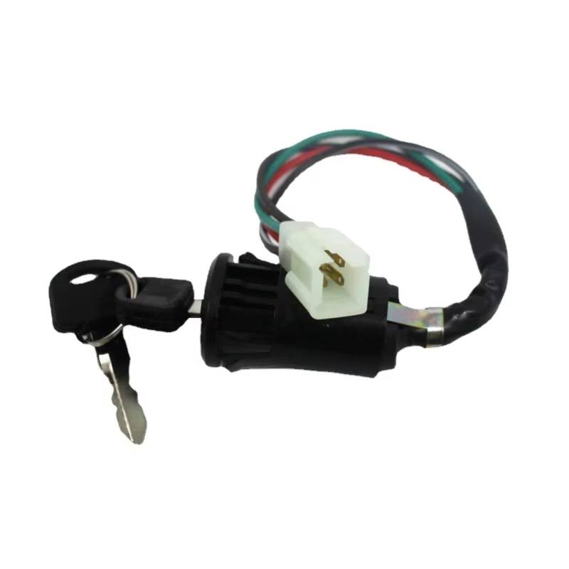 Zündschlüsselschalter Für Kawasaki 4pin Universal Motorrad Zündschalter wasserdichte Elektrische Türschloss Elektrische Starten ATV Schlüssel Start Key Lock Schalter von NOVEMS
