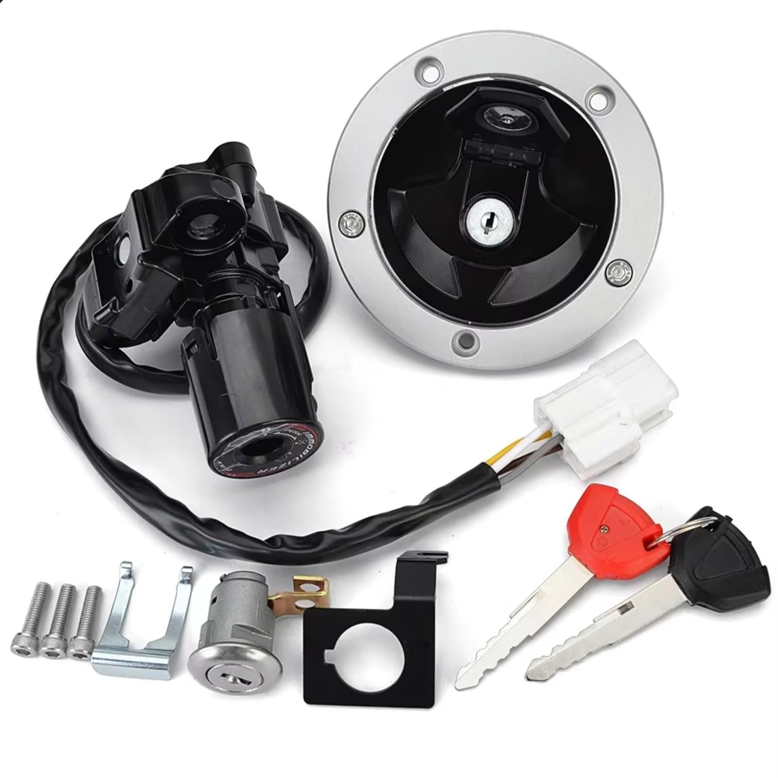 Zündschlüsselschalter Für Kawasaki ZX1000 Für Ninja 1000 2011-2019 ZX636 ZX1000 Für Ninja ZX6R ZX10R Z1000SX ZX 6R 10R 1000 Zündschloss Sitzschloss Start Key Lock Schalter Zündschlüsselschalter Für Kawasaki ZX1000 Für Ninja 1000 2011-2019 ZX636 ZX1000 Für Ninja ZX6R ZX10R Z1000SX ZX 6R 10R 1000 Zündschloss Sitzschloss Start Key Lock Schalter von NOVEMS