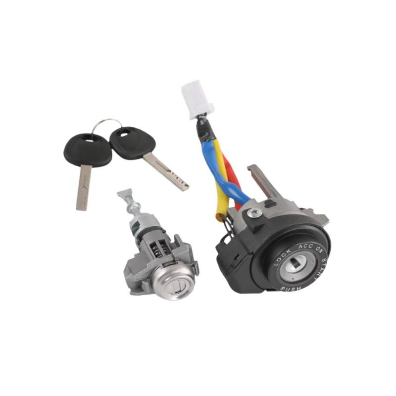 Zündschlüsselschalter Für Kia Für Optima 2011-2015 Zündschlosszylinderschalter T 81900-1WK00 Teile Ersetzen Mit 2 Schlüsseln Türschlosszylinder-Set-Kit Start Key Lock Schalter von NOVEMS