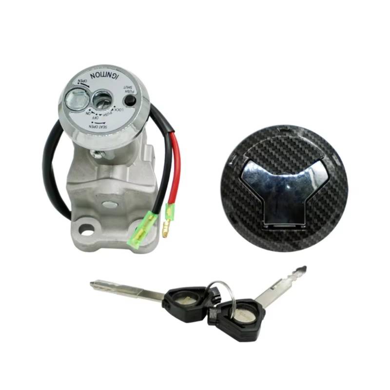 Zündschlüsselschalter Für N-max155 Motorrad Zündschalter Tankdeckel Schloss Montage Mit Verriegelungsschlüssel Tankdeckel Motorhaken Start Key Lock Schalter von NOVEMS