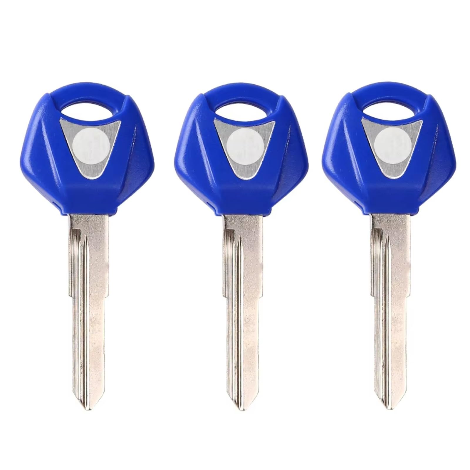 Zündschlüsselschalter Für R1 R6 R3 MT03 MT09 MT07 XJ6 XJR1300 FJR1300 TMax FZ6 X-MAX Xmax 125 200 250 Motorrad Schlüssel Blank Key Uncut Embryo Start Key Lock Schalter(Blue) von NOVEMS