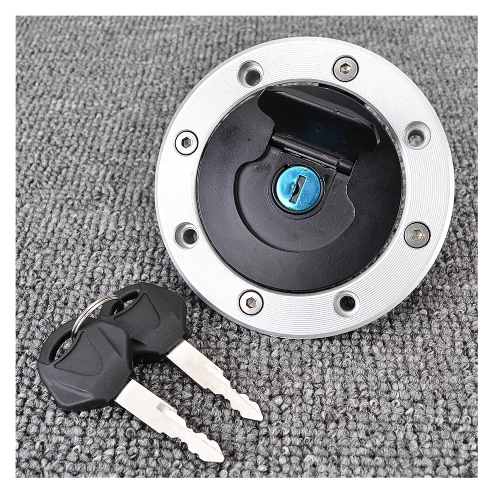 Zündschlüsselschalter Für Suzuki DL1000 DL650 V-Strom 2004-2011 2010 DL 650 1000 Zündschloss Kraftstofftankdeckel Abdeckung Sitzschloss Start Key Lock Schalter(Cover) von NOVEMS
