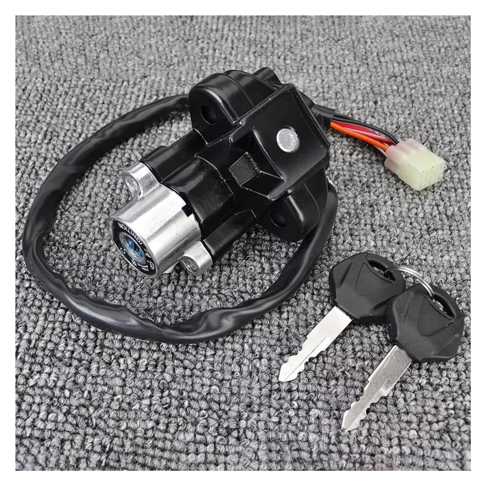 Zündschlüsselschalter Für Suzuki DL1000 DL650 V-Strom 2004-2011 2010 DL 650 1000 Zündschloss Kraftstofftankdeckel Abdeckung Sitzschloss Start Key Lock Schalter(Lock) von NOVEMS