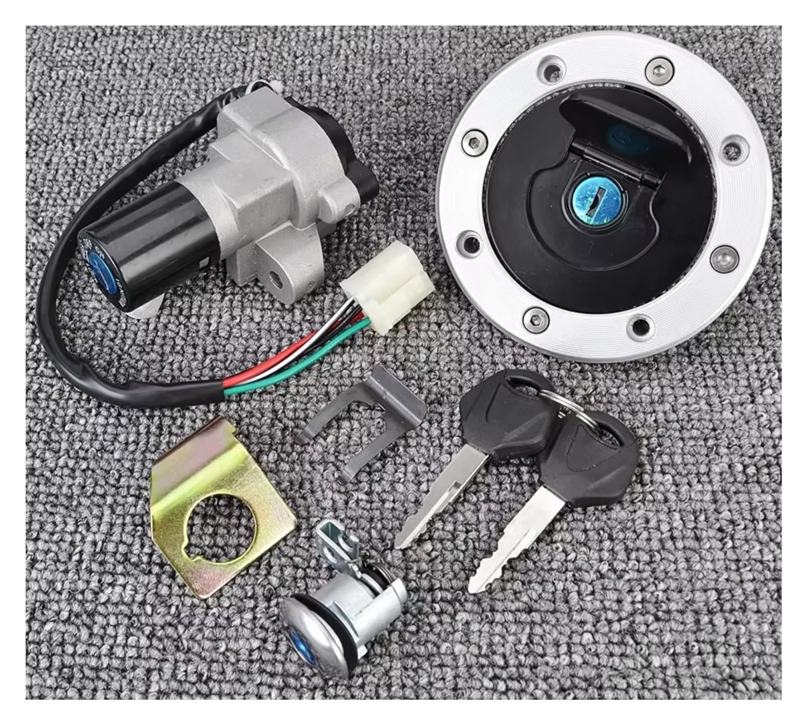 Zündschlüsselschalter Für Suzuki Für GS500 2001-2012 Zündschloss Tankdeckel GS 500 Start Key Lock Schalter Zündschlüsselschalter Für Suzuki Für GS500 2001-2012 Zündschloss Tankdeckel GS 500 Start Key Lock Schalter von NOVEMS