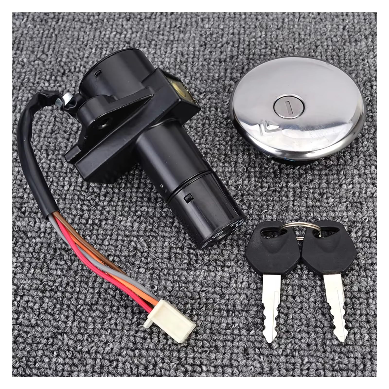 Zündschlüsselschalter Für Suzuki GN250 1985-2001/GN 250 Zündschloss Gas Tankdeckel Sitz Schloss Schlüssel Start Key Lock Schalter Zündschlüsselschalter Für Suzuki GN250 1985-2001/GN 250 Zündschloss Gas Tankdeckel Sitz Schloss Schlüssel Start Key Lock Schalter von NOVEMS
