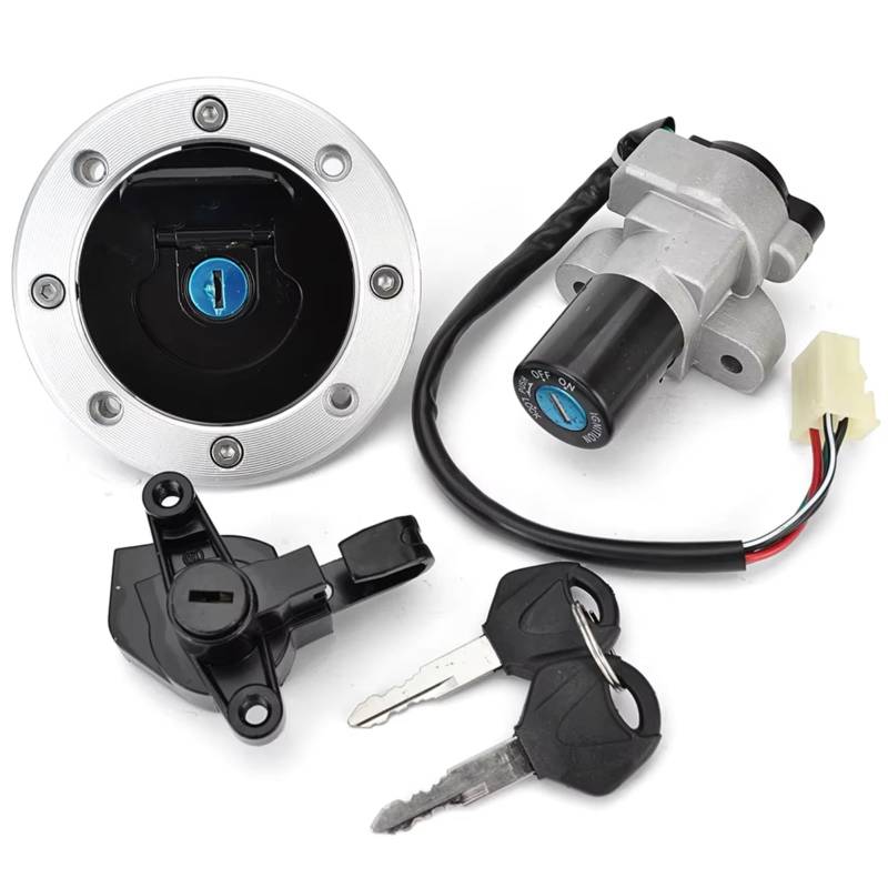 Zündschlüsselschalter Für Suzuki GSF 250 400 Für Bandit GSX400 GSXR400 RF400 RF600 RF900 Zündschloss Tankdeckel Sitzschloss Start Key Lock Schalter von NOVEMS