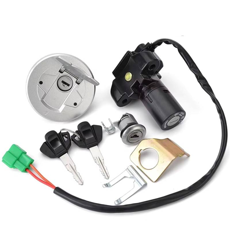 Zündschlüsselschalter Für Suzuki GSX150F GSX150 GIXXER 155/GSX 150 F/GSX 150F Zündschloss Tankdeckel Sitzschloss Schlüssel Start Key Lock Schalter von NOVEMS