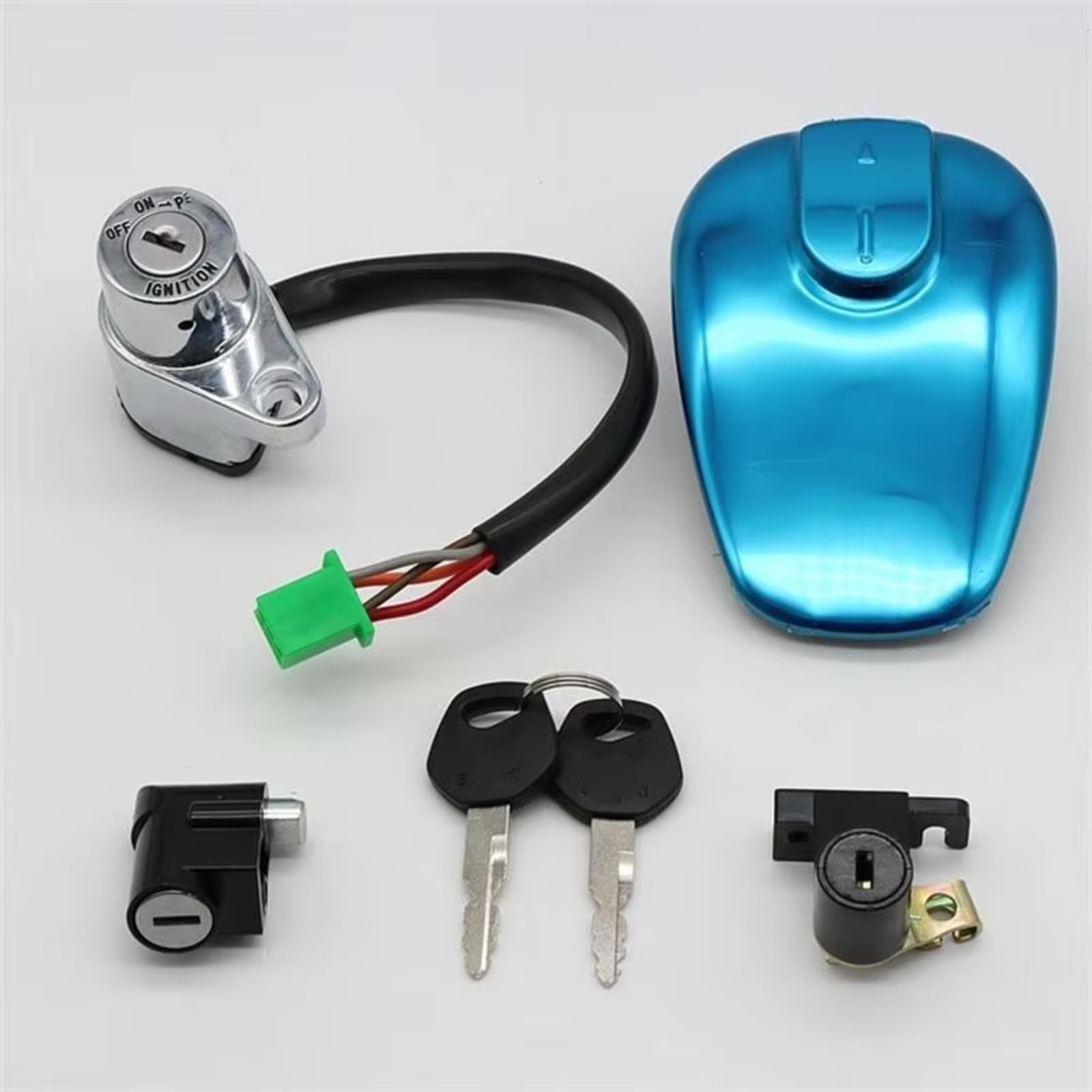 Zündschlüsselschalter Für Suzuki GZ125HS GZ 125cc 4 Drähte Motorrad Zündschloss Sperren Schlüssel Kraftstoff Tankdeckel Tankdeckel Schloss Start Key Lock Schalter Zündschlüsselschalter Für Suzuki GZ125HS GZ 125cc 4 Drähte Motorrad Zündschloss Sperren Schlüssel Kraftstoff Tankdeckel Tankdeckel Schloss Start Key Lock Schalter von NOVEMS