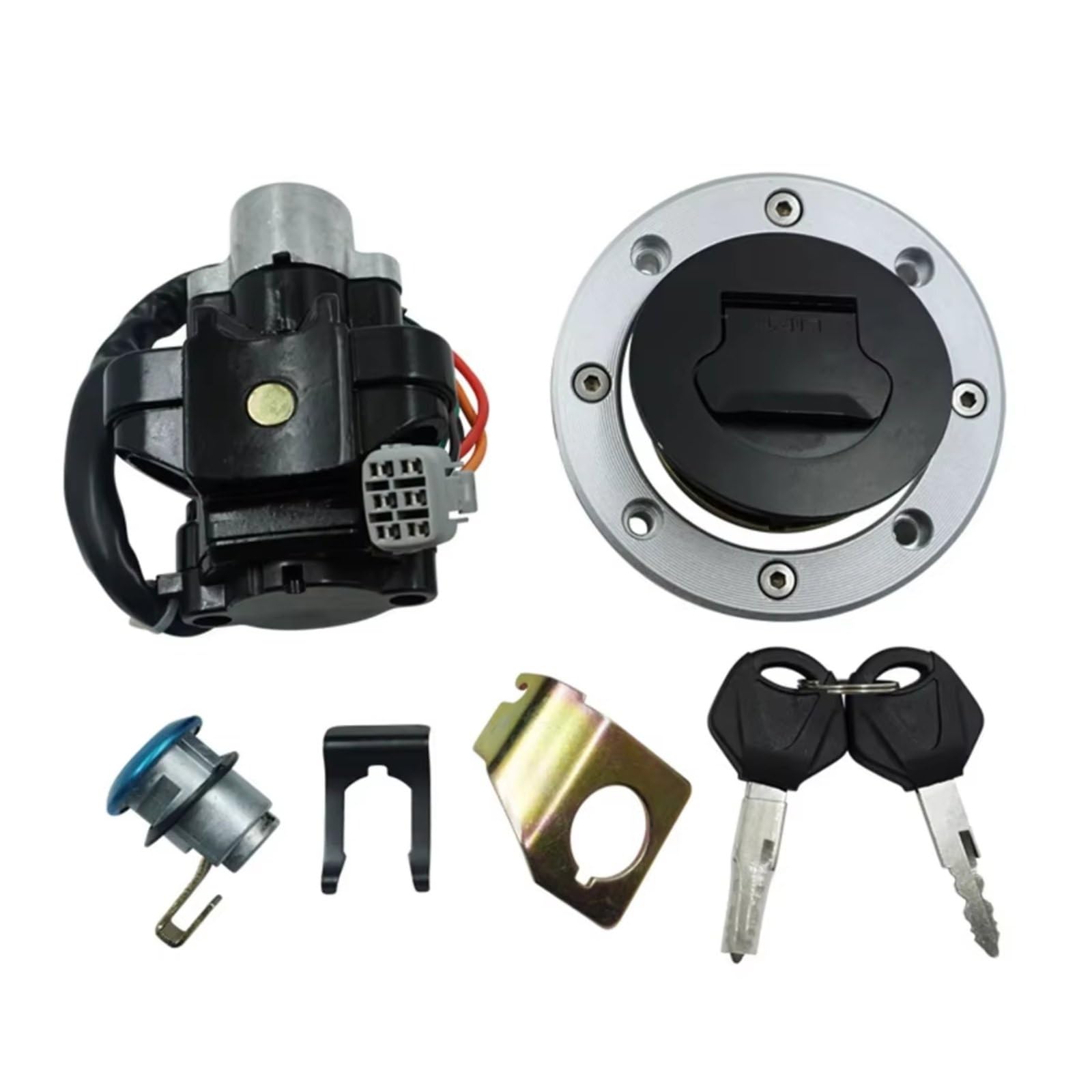Zündschlüsselschalter Für Suzuki SV650 GSXR1000 Motorrad Zündschloss Kit Montage Kraftstoff Tankdeckel Tankdeckel Mit 2 Schlüssel Start Key Lock Schalter Zündschlüsselschalter Für Suzuki SV650 GSXR1000 Motorrad Zündschloss Kit Montage Kraftstoff Tankdeckel Tankdeckel Mit 2 Schlüssel Start Key Lock Schalter von NOVEMS