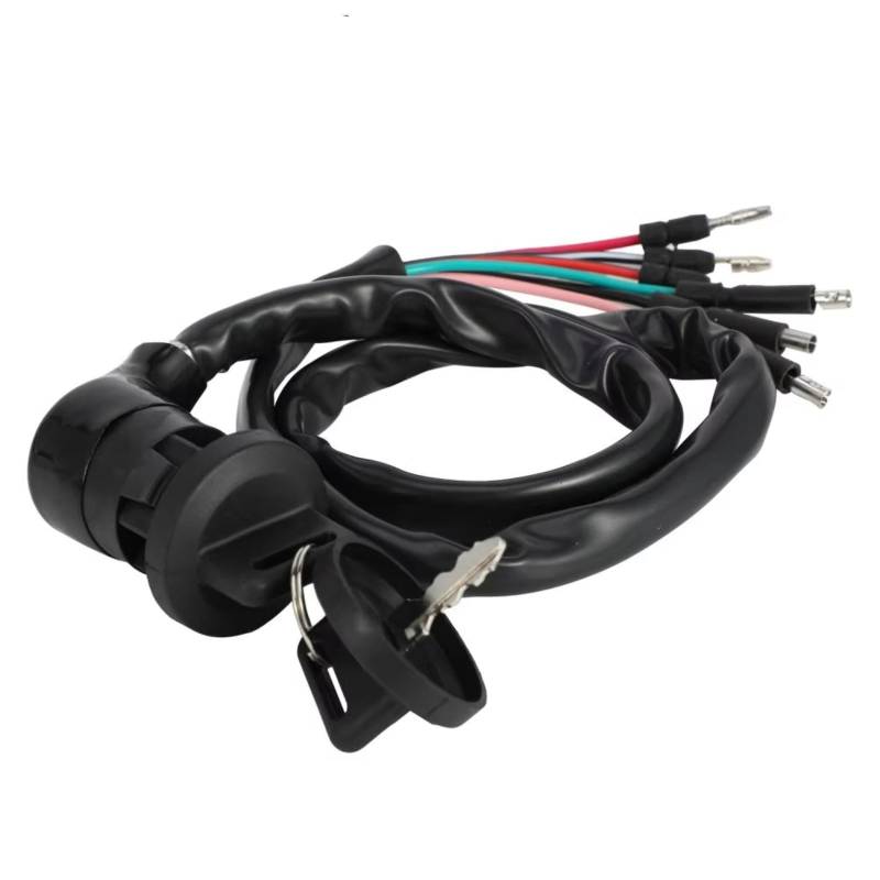 Zündschlüsselschalter Für TRX350 OEM TRX 350 86 87 4X4 ATV Motorräder Zubehör Elektrische Türschloss Stecker Zündschlüssel Schalter Ersetzt PP Moto Start Key Lock Schalter von NOVEMS