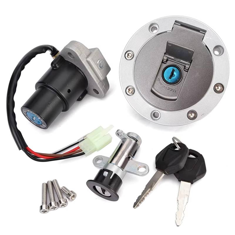 Zündschlüsselschalter Für TZR125 TZR150 TZM150 TDM850 TZM TZR 125 150 Zündschloss Sitzschloss Mit Schlüsselsatz Start Key Lock Schalter(Set) von NOVEMS