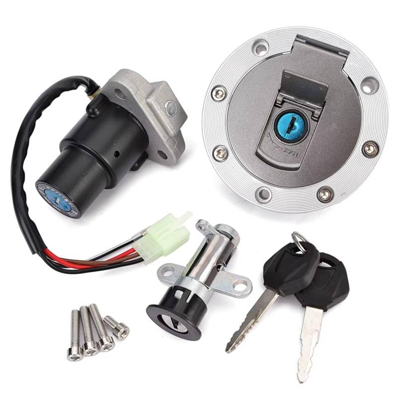 Zündschlüsselschalter Für TZR125 TZR150 TZM150 TDM850 Zündschloss Tankdeckel Sitzschloss Schlüsselsatz Start Key Lock Schalter von NOVEMS