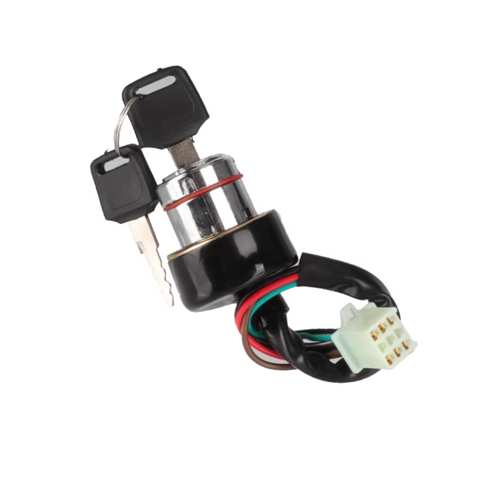 Zündschlüsselschalter Für Universal-Scooter ATV Buggy Go Kart Quad Bike Teile 6 Draht Zündschalter 3 Position 2 Schlüssel Start Key Lock Schalter Zündschlüsselschalter Für Universal-Scooter ATV Buggy Go Kart Quad Bike Teile 6 Draht Zündschalter 3 Position 2 Schlüssel Start Key Lock Schalter von NOVEMS
