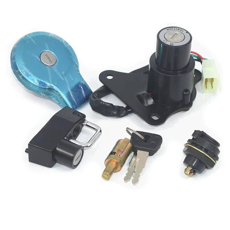 Zündschlüsselschalter Für Virago XV 125 250 240 535 ZY125-2 Zündschloss Tankdeckel Sitz Lenkradschloss Helmschloss Schlüsselsatz Start Key Lock Schalter von NOVEMS