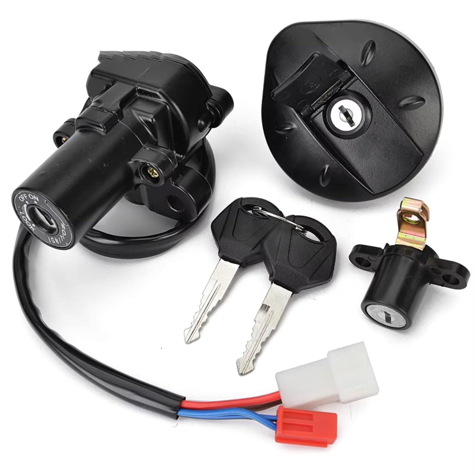 Zündschlüsselschalter Für XT660 XT660R XT660X 2004-2011/2014 Zündschloss Tankdeckel Sitzschloss Set Start Key Lock Schalter Zündschlüsselschalter Für XT660 XT660R XT660X 2004-2011/2014 Zündschloss Tankdeckel Sitzschloss Set Start Key Lock Schalter von NOVEMS