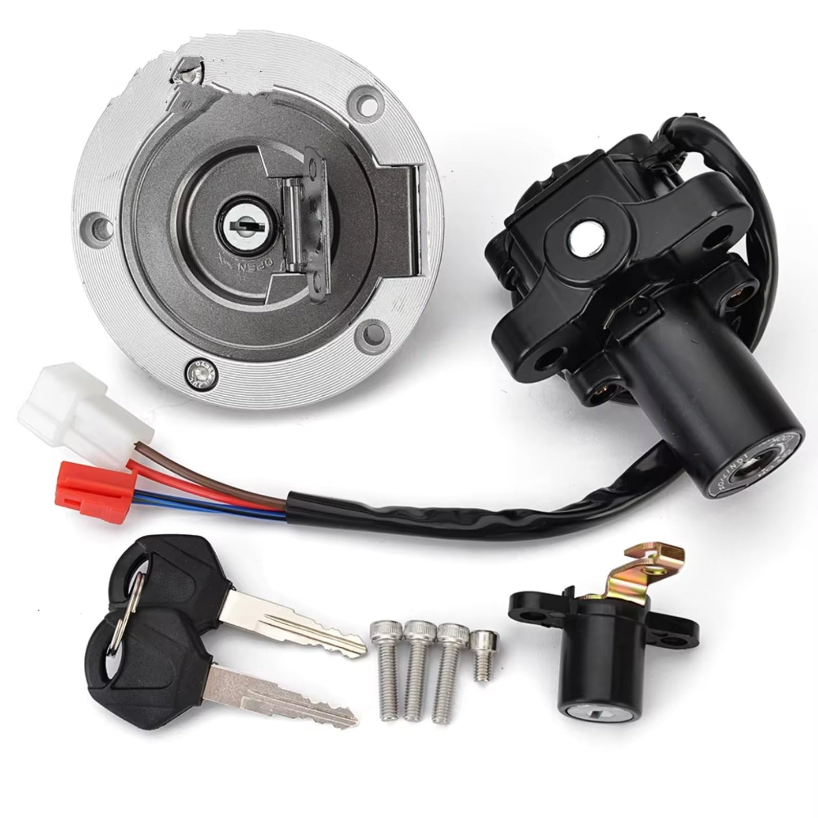Zündschlüsselschalter Für XT660 XT660Z Für Tenere MT03 MT-03 YZF R6 R1 YZFR6 XJ6 XJ6F XJ6N FJ09 FZ09 FZ07 Kraftstoff Gas Kappe Zündung Schalter Sitz Schloss Start Key Lock Schalter Zündschlüsselschalter Für XT660 XT660Z Für Tenere MT03 MT-03 YZF R6 R1 YZFR6 XJ6 XJ6F XJ6N FJ09 FZ09 FZ07 Kraftstoff Gas Kappe Zündung Schalter Sitz Schloss Start Key Lock Schalter von NOVEMS