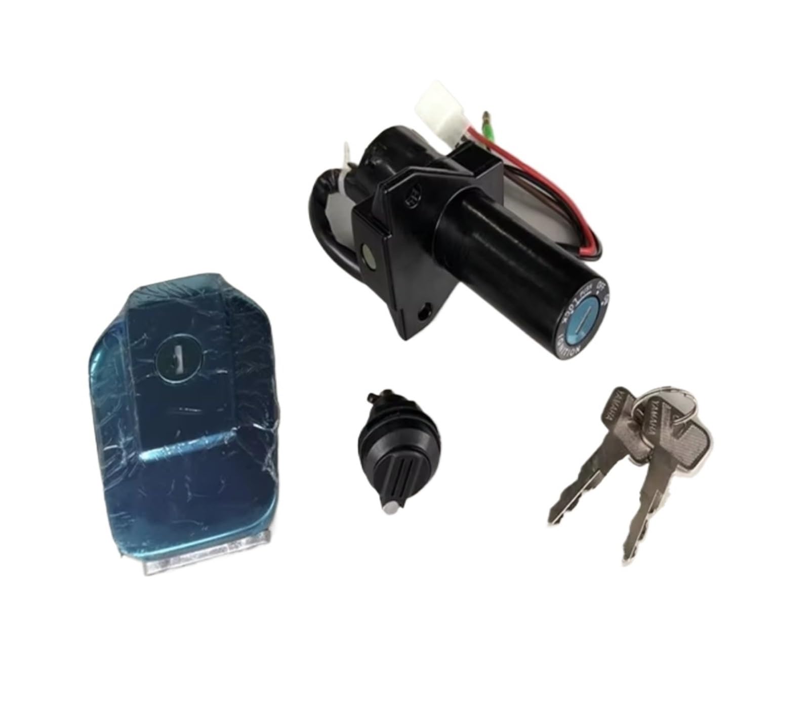 Zündschlüsselschalter Für YBR 125 YB 125 YB125 YBR125 2002-2013 Motorrad Roller Zündschloss Schloss Kraftstoff Tankdeckel Schloss Schlüssel Set Start Key Lock Schalter(YB125) von NOVEMS