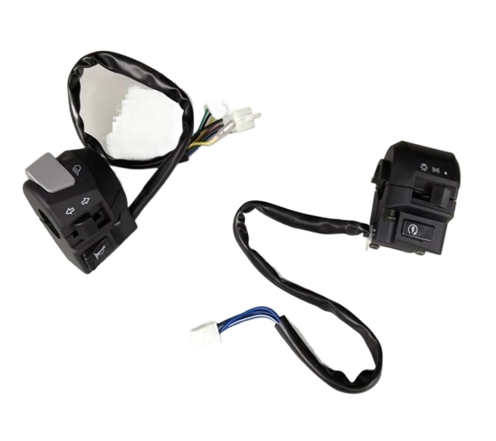 Zündschlüsselschalter Für YBR125 YBR 125 YB125Z/P/E Abbiegelicht Und Lichtwischer Zündung Motorradschalter Assy Handdruckknopfschalter Start Key Lock Schalter(A Pair(III)) von NOVEMS