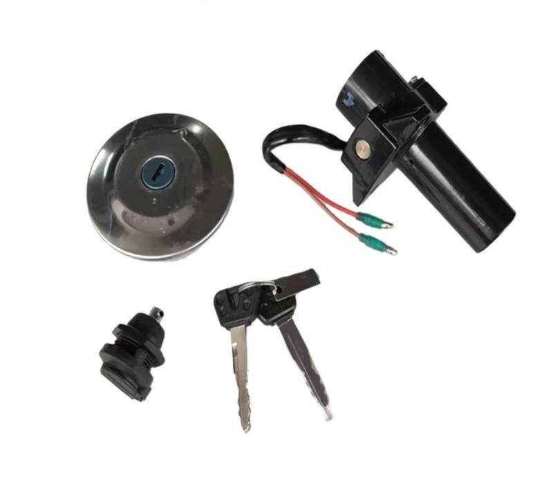 Zündschlüsselschalter Für YBR125 YBR 125 YBR150 YS150 2 Draht Linie Zündung Motorrad Zündschloss Kraftstoff Tankdeckel Sitz Schloss Schlüssel Kit Start Key Lock Schalter von NOVEMS