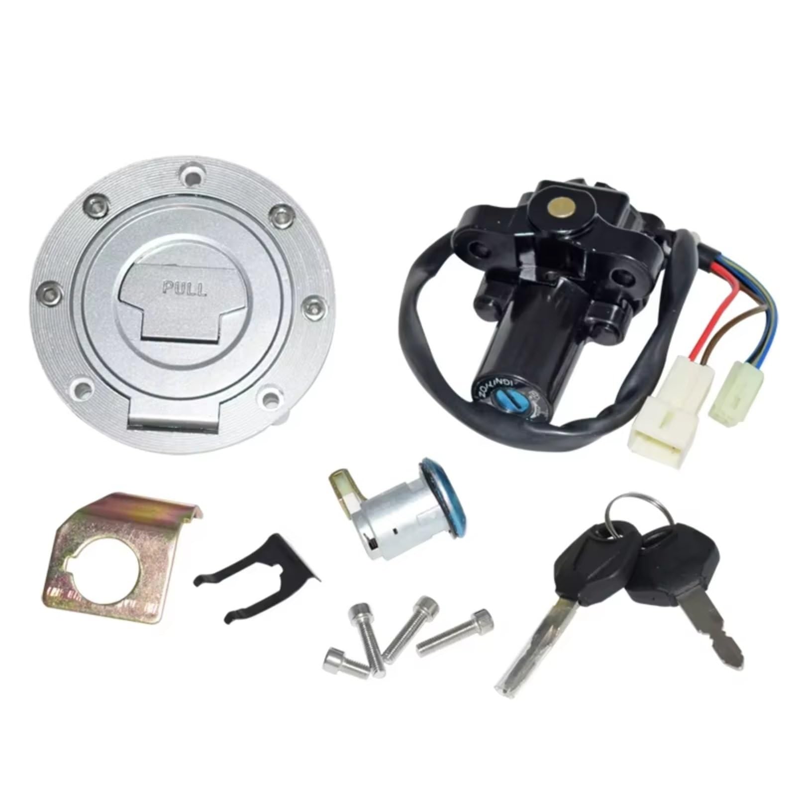Zündschlüsselschalter Für YFZ1000 R1 YFZ600 R6 Motorrad-Zündschalter Tankdeckel Schlossbaugruppe Mit Verriegelungsschlüssel Tankdeckel Motorhaken Start Key Lock Schalter Zündschlüsselschalter Für YFZ1000 R1 YFZ600 R6 Motorrad-Zündschalter Tankdeckel Schlossbaugruppe Mit Verriegelungsschlüssel Tankdeckel Motorhaken Start Key Lock Schalter von NOVEMS