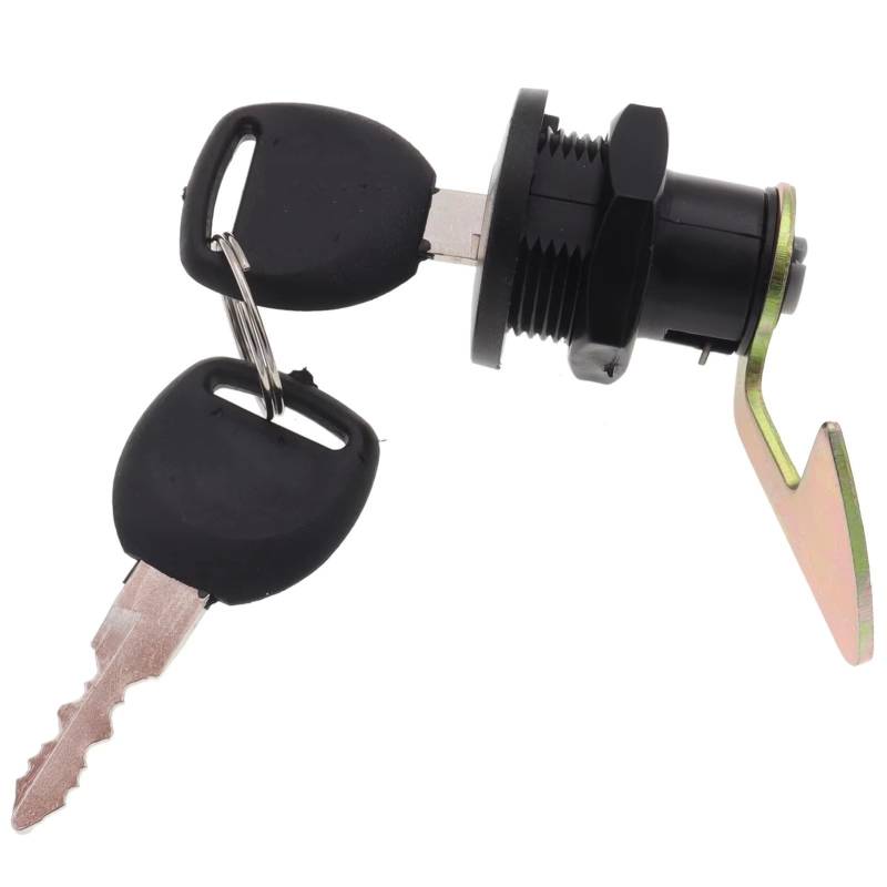 Zündschlüsselschalter Kurzen Haken Hinten Schwanz Box Schlüssel Schalter Schloss Für Motorrad Quad ATV Go Kart Start Key Lock Schalter von NOVEMS