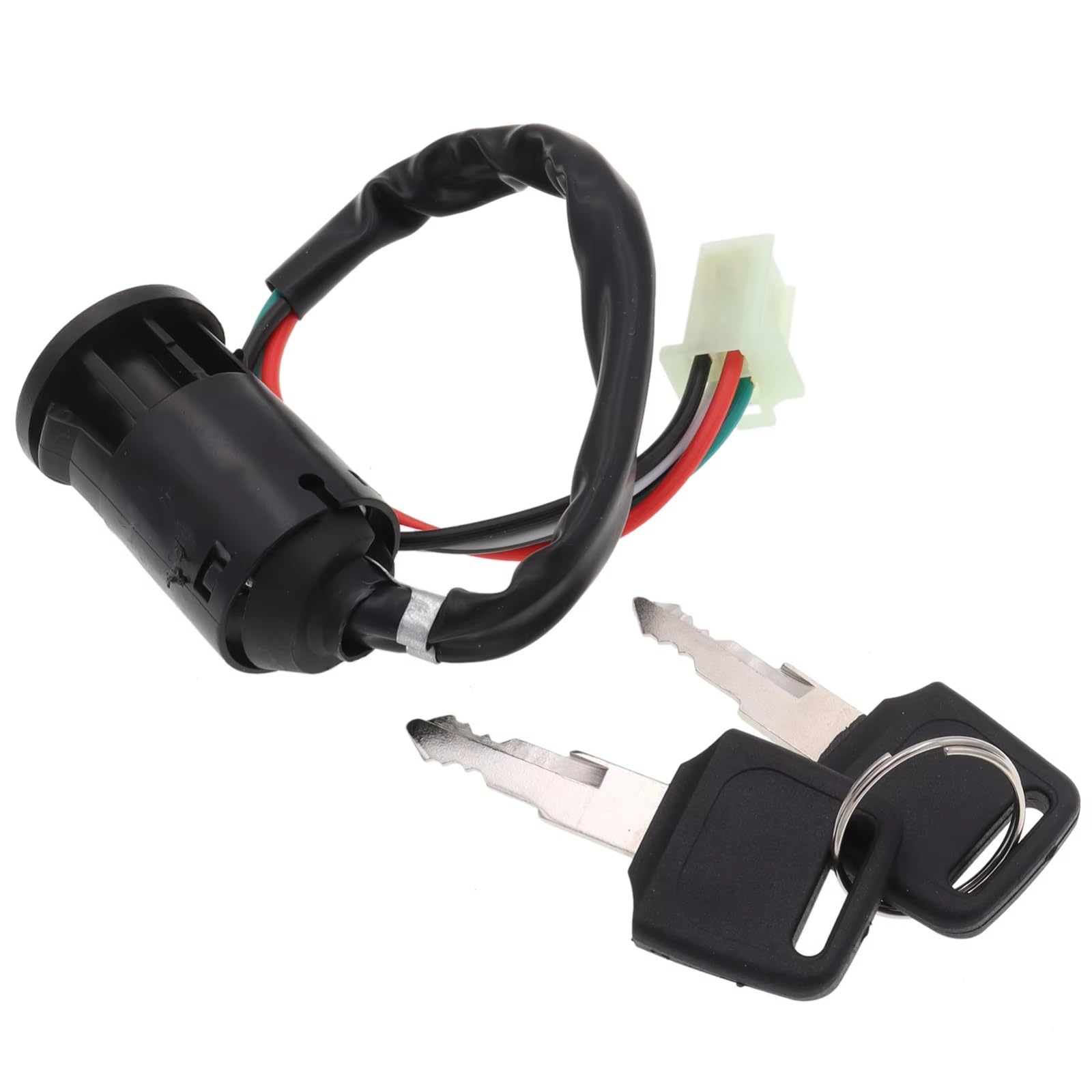 Zündschlüsselschalter Universal 4 Pin Stecker Motorrad Zündschalter Mit 2 Schlüsseln Start Key Lock Schalter Zündschlüsselschalter Universal 4 Pin Stecker Motorrad Zündschalter Mit 2 Schlüsseln Start Key Lock Schalter von NOVEMS