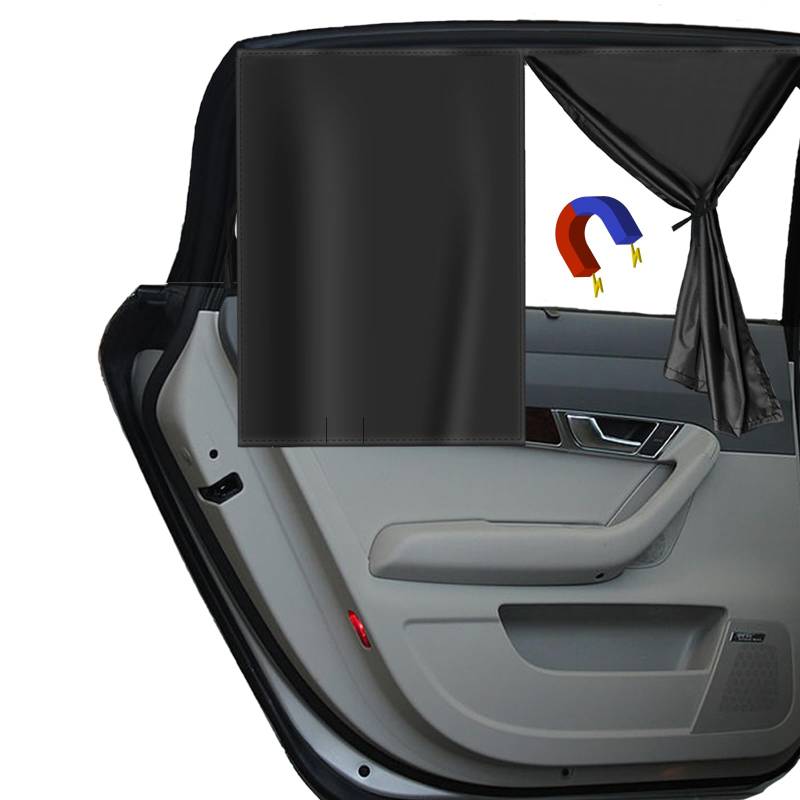 NOYVYDS Sonnenschutz Auto Baby,2 Stück Auto Sonnenschutz Vorhang Magnetisch mit UV Schutz und Verdunkelung für Seitenscheibe, Reflektierende Hitzeschutz von NOYVYDS