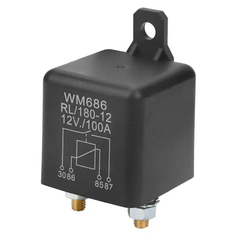 1 STÜCKE 100A/200A Normal Open Heavy Duty Auto-Starter-Relais WM686 EIN/AUS RL/180 DC 12 V Auto Relais(100A) von NOZLIHMH