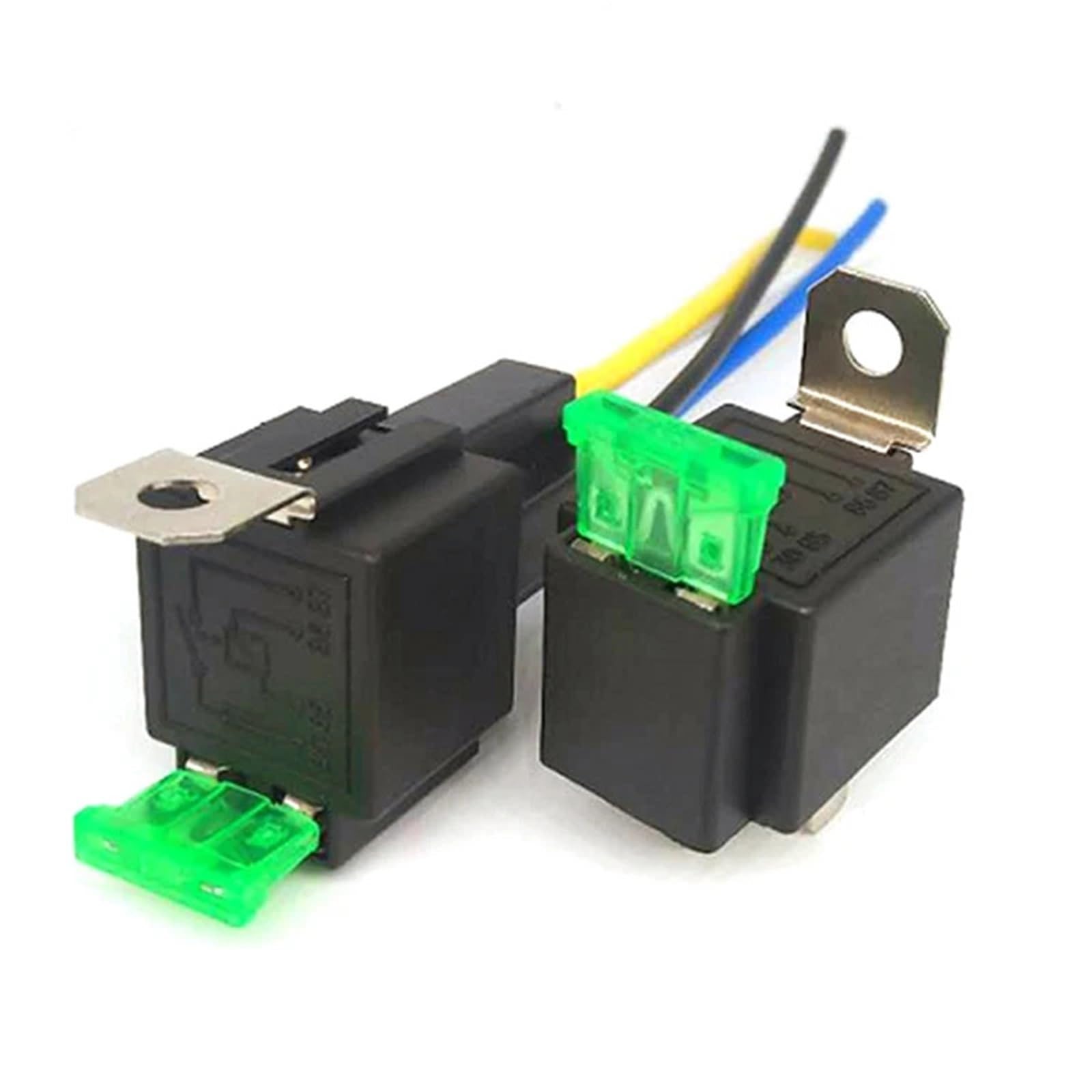1Pc 4 Pin 5 Pin 30A Auto Relais Mit Sicherung Spule Spannung 12V/24V DC(24V 4P) von NOZLIHMH