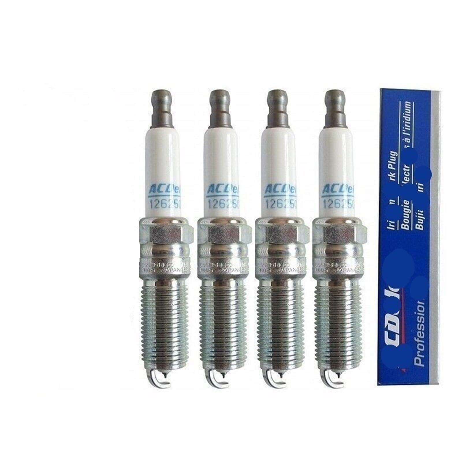 Kfz-Motorwartung und Austausch der Zündkerze OEM: 41-108 Iridium-Zündkerze (4er-Pack) von NOZLIHMH