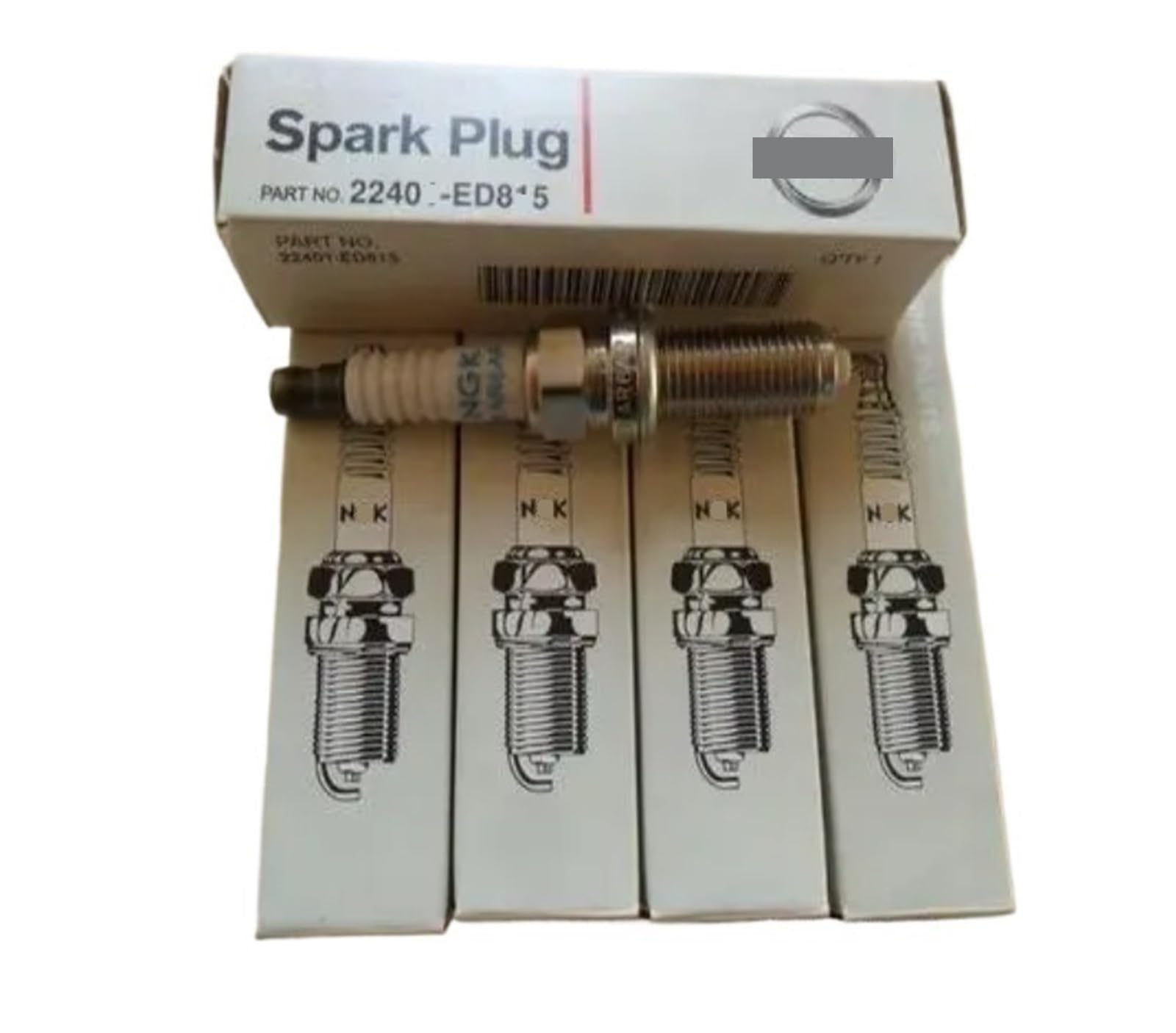 Neuwagen-Motorreparatur und -wartung, Ersatz-Zündkerze OEM: 224015M0/PLFR5A-11 (4er-Pack) von NOZLIHMH
