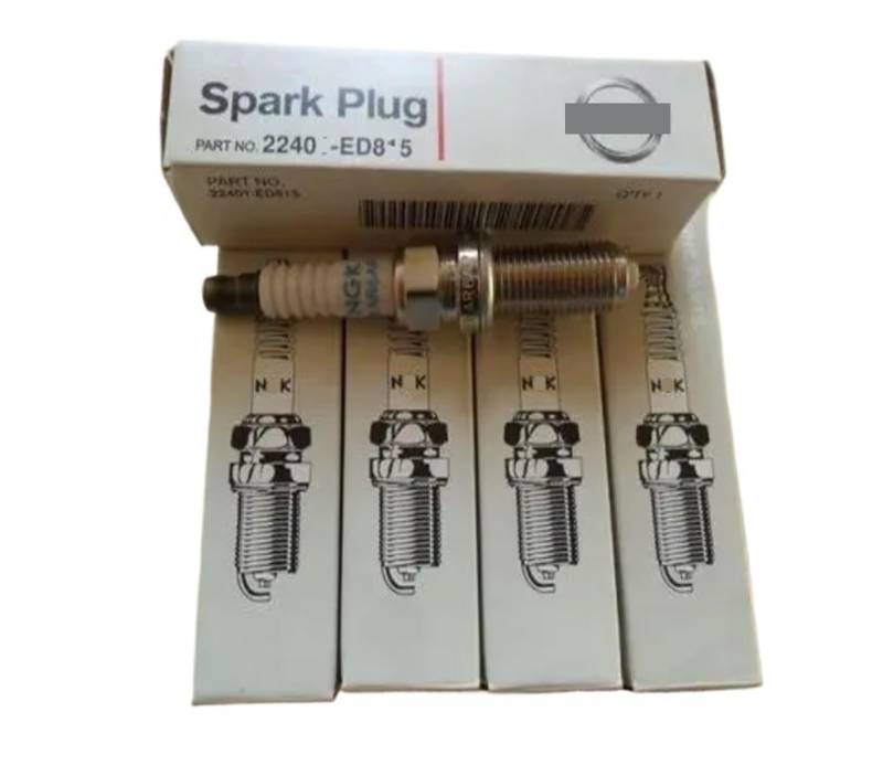 Neuwagen-Motorreparatur und -wartung, Ersatz-Zündkerze OEM: 224015M0/PLFR5A-11 (4er-Pack) von NOZLIHMH
