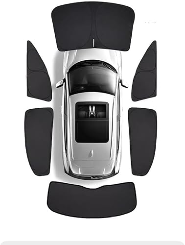 Auto Sonnenschutz für BMW X5 G05 2019, Front Heck Und Seitenscheibe UV Schutz Reflektierende Hitzeschutz der Privatsphäre,A/6pcs von NPORT