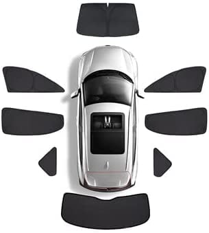 NPORT Auto Sonnenschutz für Subaru New Forester 2013-2018, Front Heck Und Seitenscheibe UV Schutz Reflektierende Hitzeschutz der Privatsphäre,A/8pcs von NPORT
