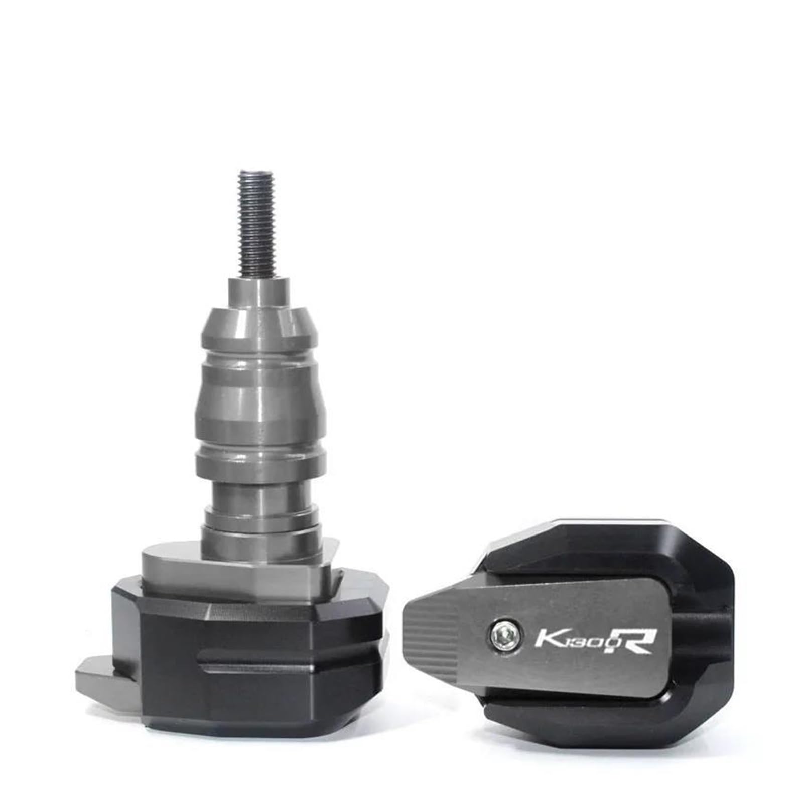 Absturzsicherung For BMW K1300R K1300 R Motorrad Fallende Schutz Rahmen Slider Verkleidung Schutz Crash Pad Protector Upgrade-Teile ersetzen(Titanium,K1300R logo) von NPUQNLAH