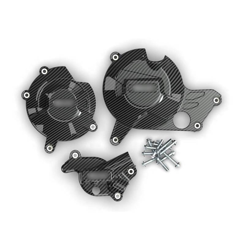NPUQNLAH Schutzabdeckung für Motorstator for Suzuki SV650 2015-2023 SV650X 2018-2023 DL650 V-Strom 2017-2023 Motorrad Motor Schutz Abdeckung Verkleidungsschutz(Carbon Fiber) von NPUQNLAH