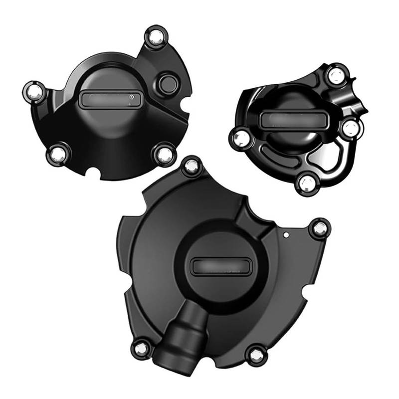 NPUQNLAH Schutzabdeckung für Motorstator for Yamaha YZF R1 R1M Motorschutz R1M YZF-R1 Motorabdeckung Motorradschutzabdeckungen Schutzhüllen-Set 2015-2023 Verkleidungsschutz(Black Set A) von NPUQNLAH