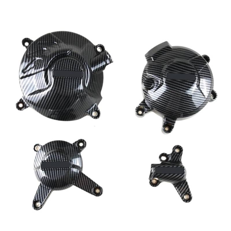 Schutzabdeckung für Motorstator Motorräder Motor Abdeckung Schutz Fall For YAMAHA MT09 FZ09 Tracer 900/900GT XSR900 Motor Abdeckungen Protektoren Verkleidungsschutz(Carbon fiber One set) von NPUQNLAH