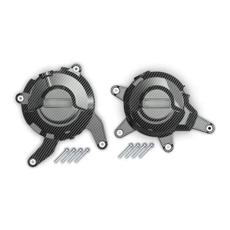 Schutzabdeckung für Motorstator Motorräder Motor Abdeckung Schutz For KTM 390 DUKE 2022-2023 RC 390 2022-2023 Verkleidungsschutz(Carbon fiber) von NPUQNLAH