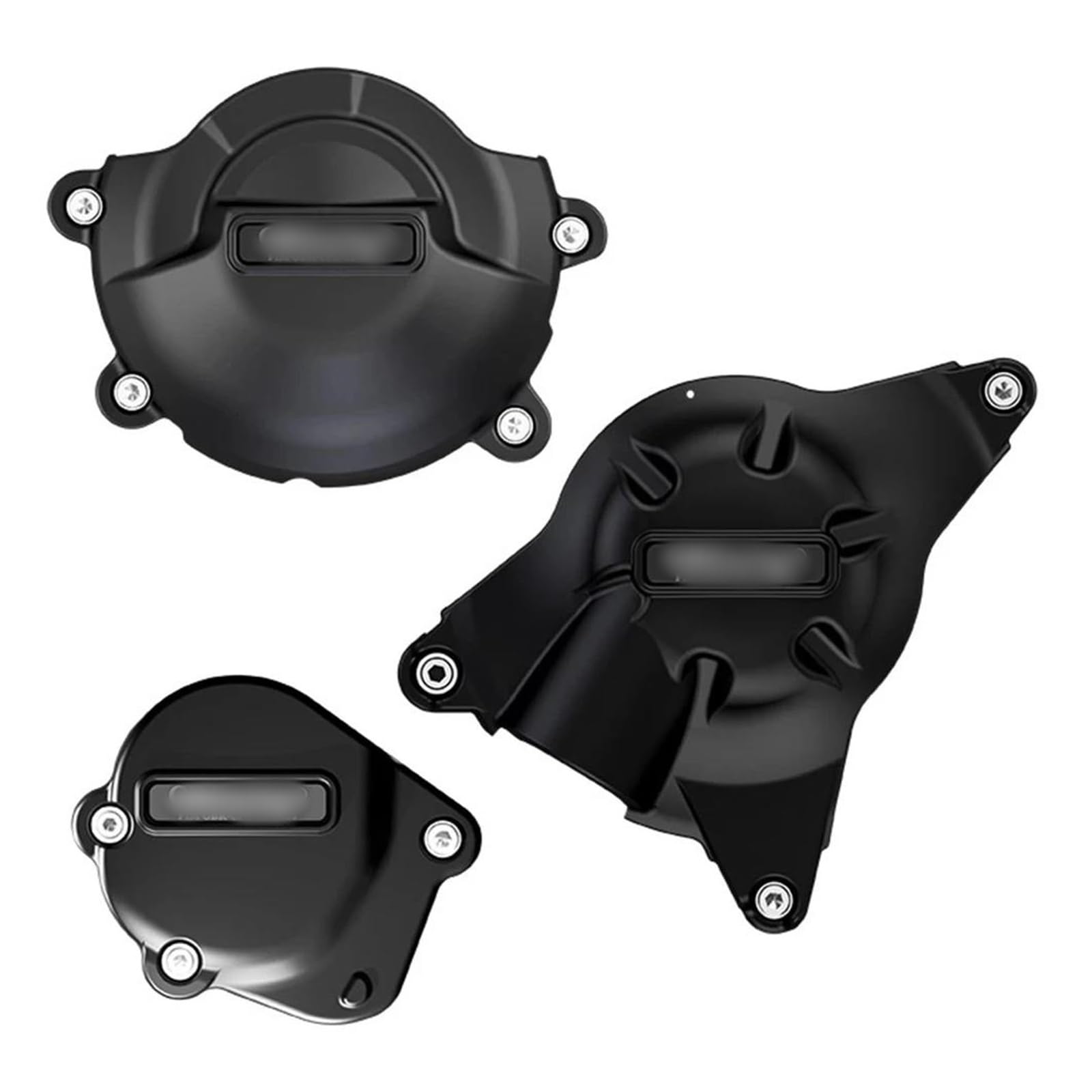 Schutzabdeckung für Motorstator YZF R6 Motorräder Motor Abdeckung Schutz Fall For YAMAHA YZF-R6 2006-2024 Motor Abdeckungen Protektoren Verkleidungsschutz(Black set) von NPUQNLAH