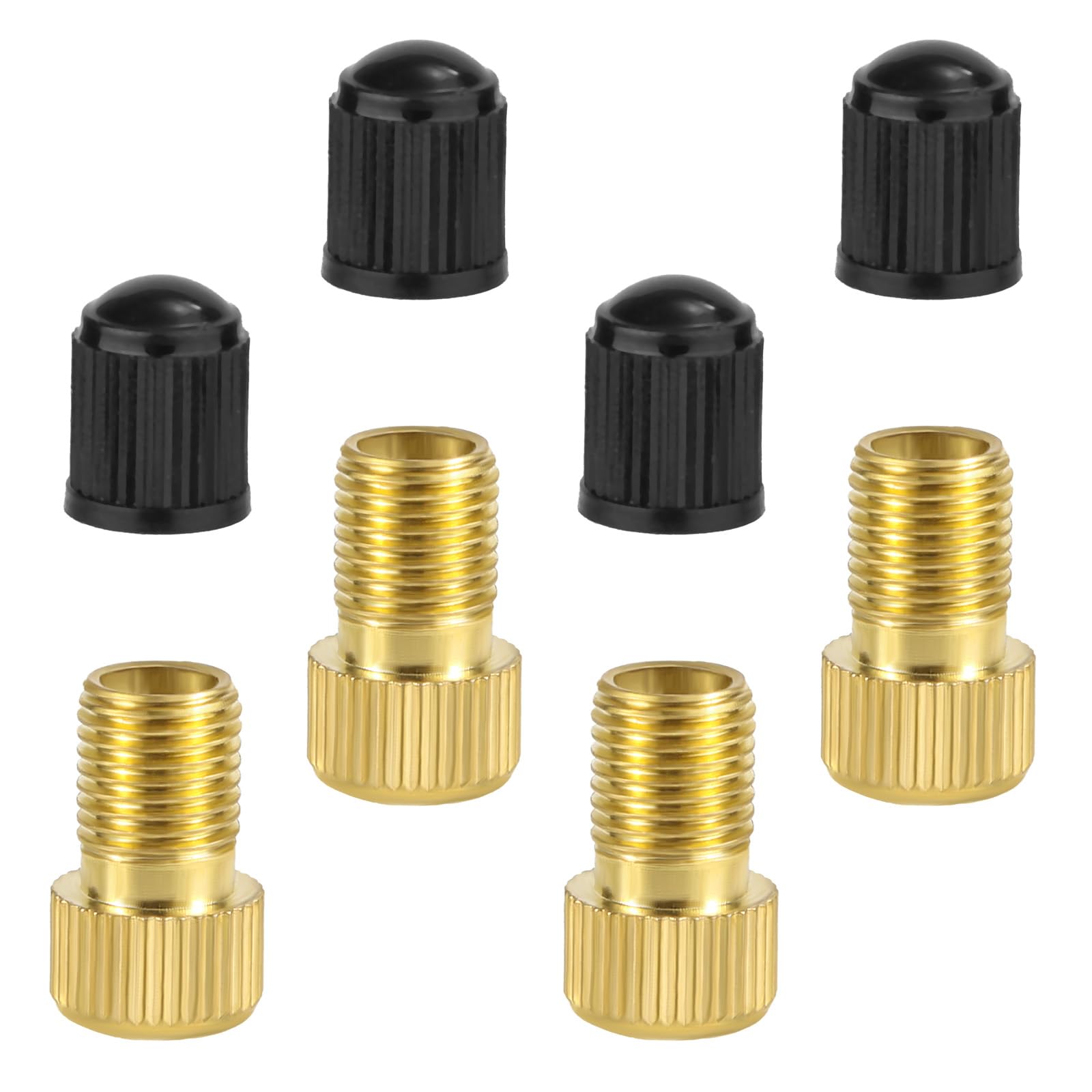 8stk Fahrradventil Adapter, Messing-Fahrradventiladapter Pumpenwerkzeug Ventiladapter Französisch auf US-Luftpumpe Oder Luftkompressor für Sportbälle Fahrräder Aufblasbare Geräte 8stk Fahrradventil Adapter, Messing-Fahrradventiladapter Pumpenwerkzeug Ventiladapter Französisch auf US-Luftpumpe Oder Luftkompressor für Sportbälle Fahrräder Aufblasbare Geräte von NQEUEPN