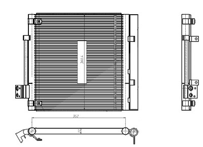Nrf Kondensator, Klimaanlage [Hersteller-Nr. 350448] für Tesla von NRF