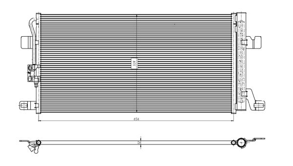 Kondensator, Klimaanlage NRF 350463 Kondensator, Klimaanlage NRF 350463 von NRF