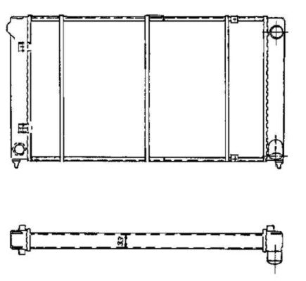 Kühler, Motorkühlung NRF 503003 Kühler, Motorkühlung NRF 503003 von NRF
