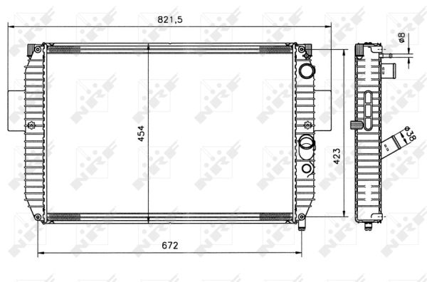Kühler, Motorkühlung NRF 51564 Kühler, Motorkühlung NRF 51564 von NRF