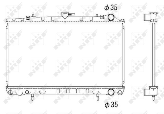 Kühler, Motorkühlung NRF 53271 Kühler, Motorkühlung NRF 53271 von NRF