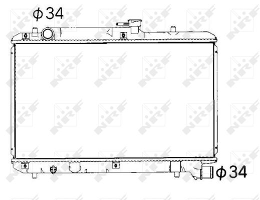 Kühler, Motorkühlung NRF 53351 Kühler, Motorkühlung NRF 53351 von NRF