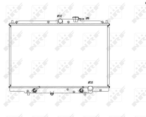 Kühler, Motorkühlung NRF 53515 von NRF