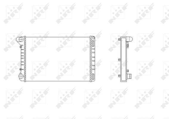 Kühler, Motorkühlung NRF 53665 Kühler, Motorkühlung NRF 53665 von NRF