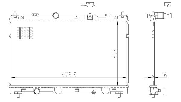 Kühler, Motorkühlung NRF 550031 Kühler, Motorkühlung NRF 550031 von NRF